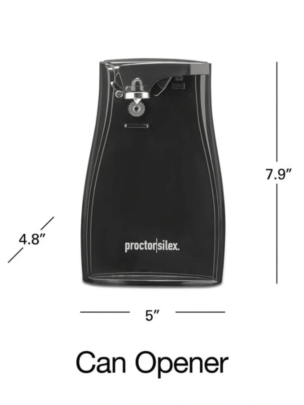 Proctor Silex Electric Can Opener Black